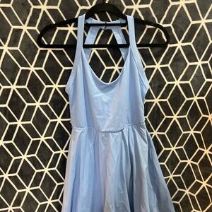 Elegant Blue Maxi Dress